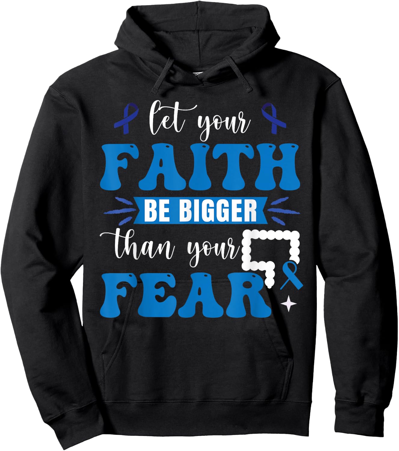 Colon Cancer Survivor Hoodie - Hoodie | Black