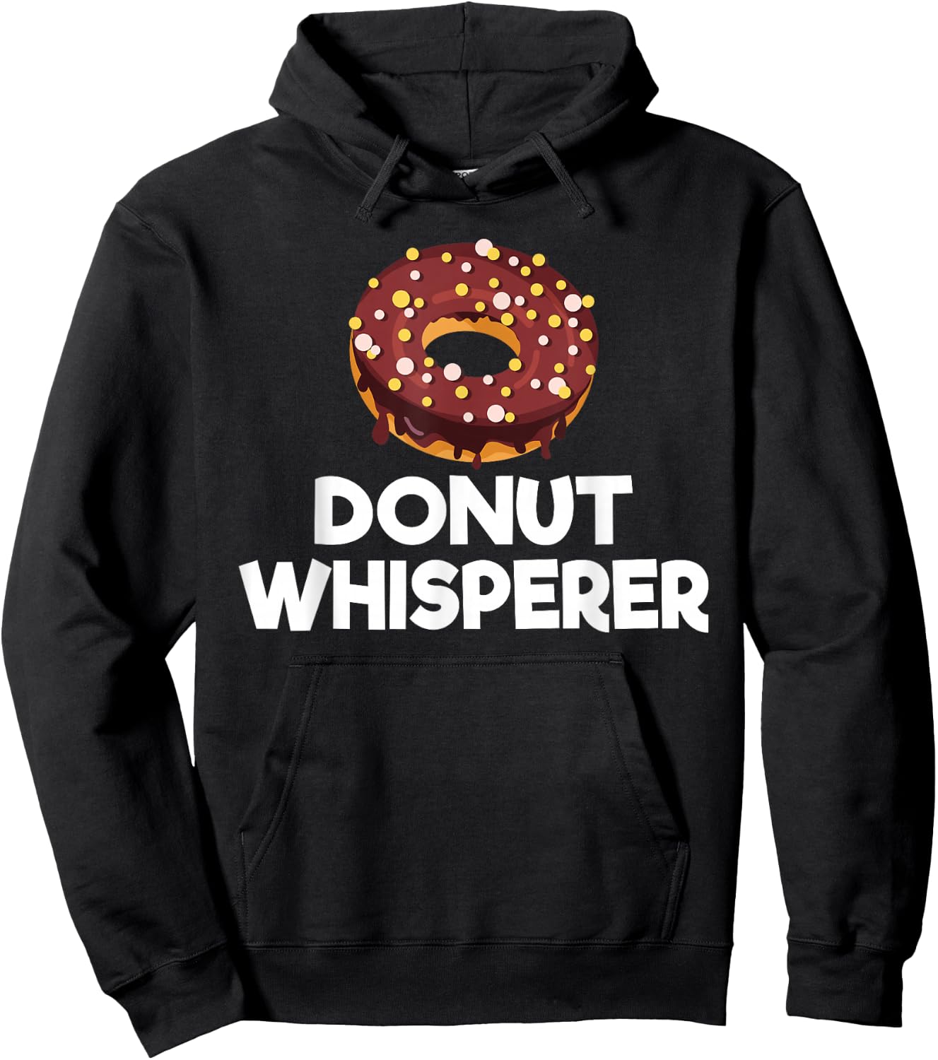 Donut Whisperer Snack Donut Hoodie - Hoodie | Black
