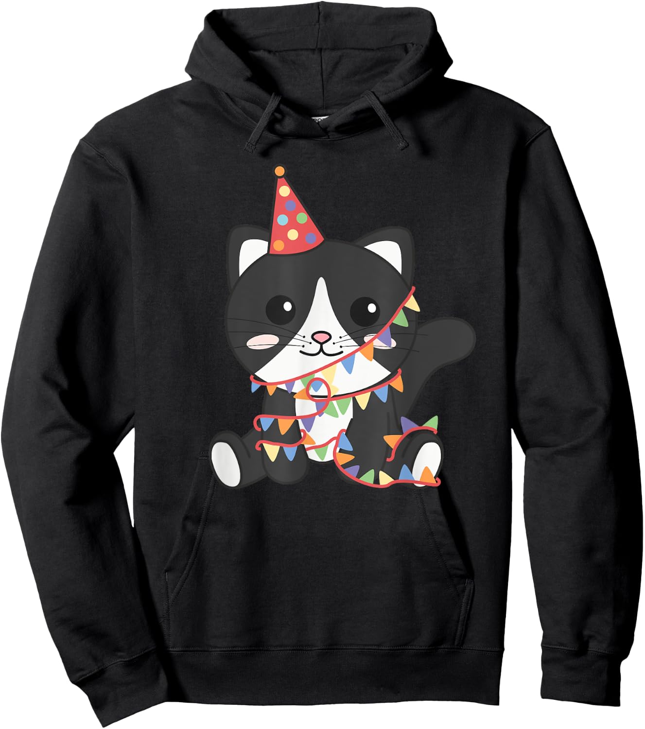 Birthday Cat For Children A Birthday Cat Hoodie - Hoodie | Black