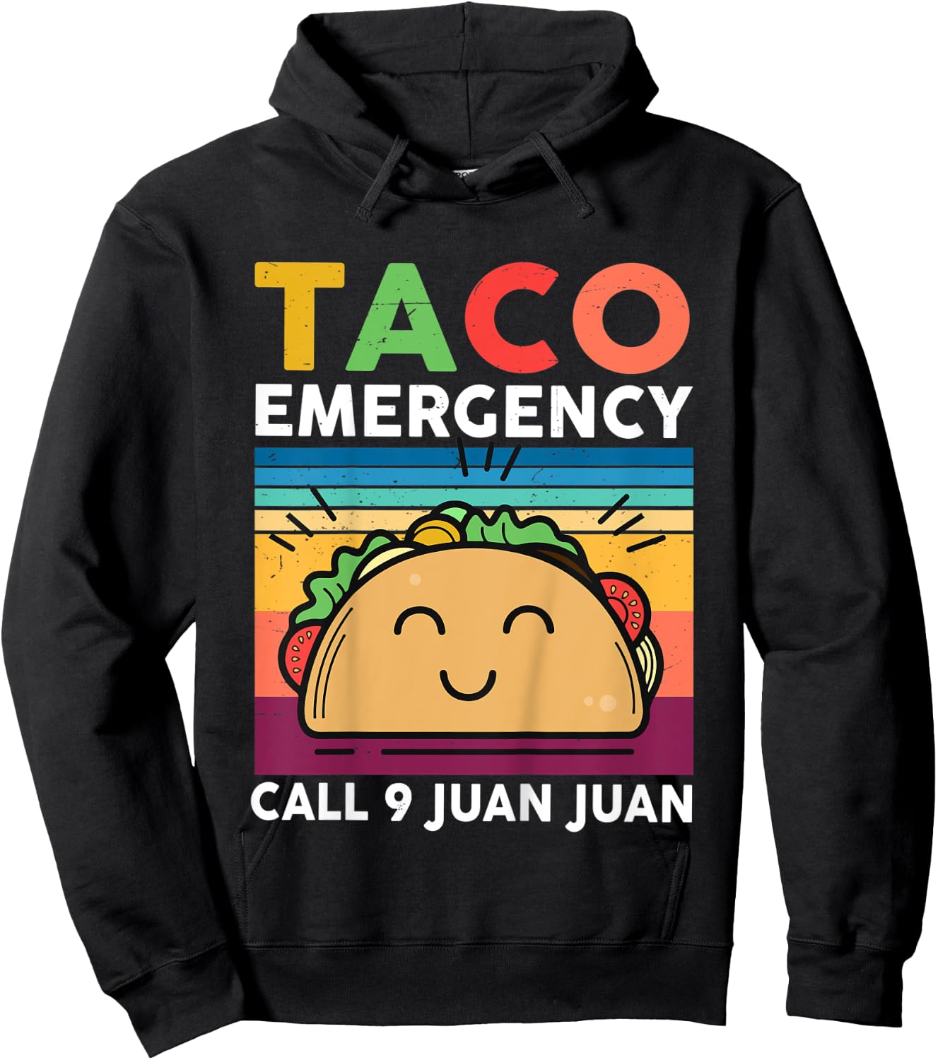 Kids Cinco De Mayo Taco Emergency Call 9 Juan Juan Fiesta Toddler Hoodie - Hoodie | Black