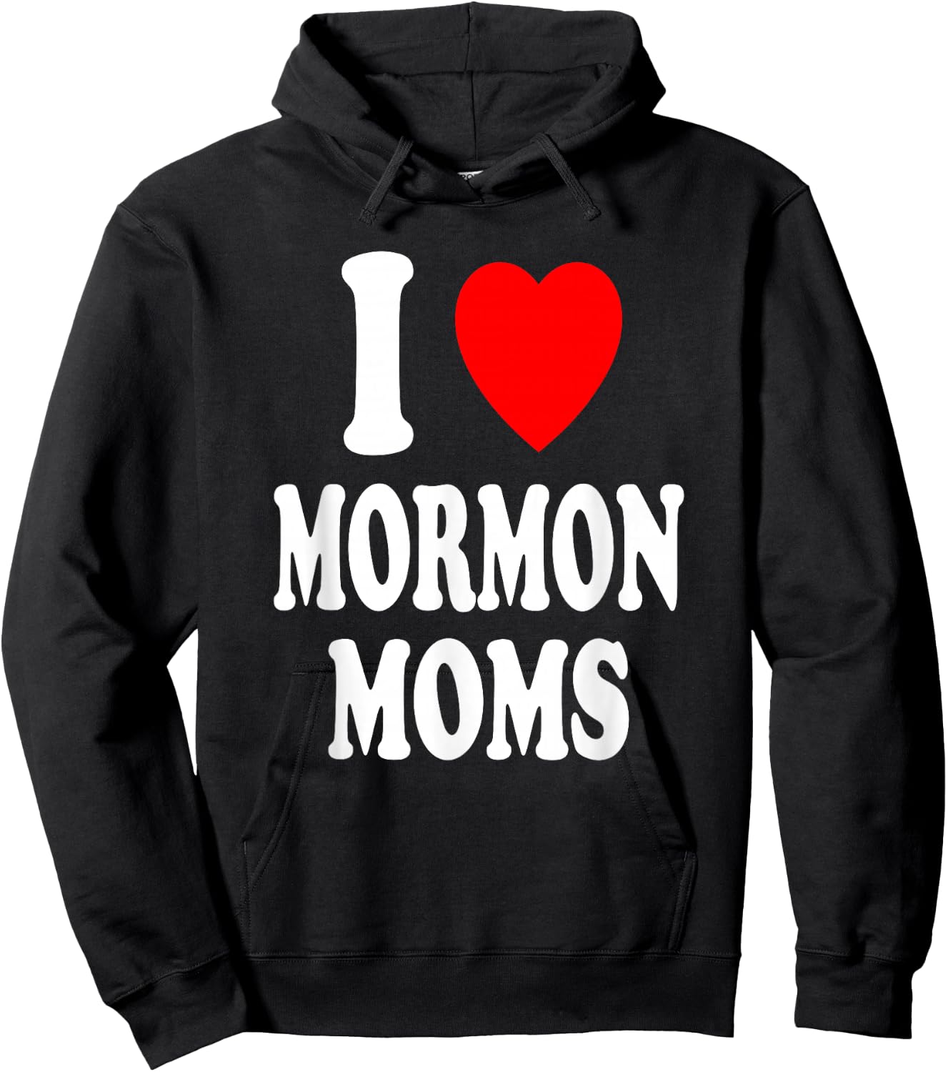 I Heart (Love) Mormon Moms Religion Culture Mormonism Hoodie - Hoodie | Black