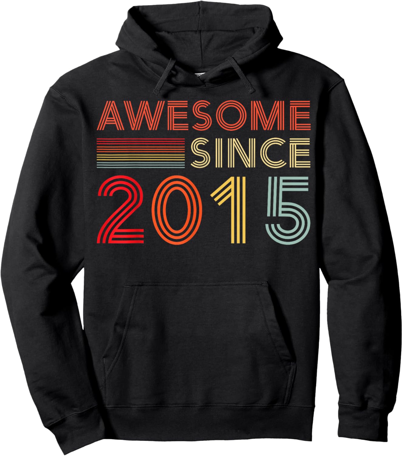 Nine 10yr Bday Son Boy Funny 2015 10th 10 Year Old Birthday Hoodie - Hoodie | Black