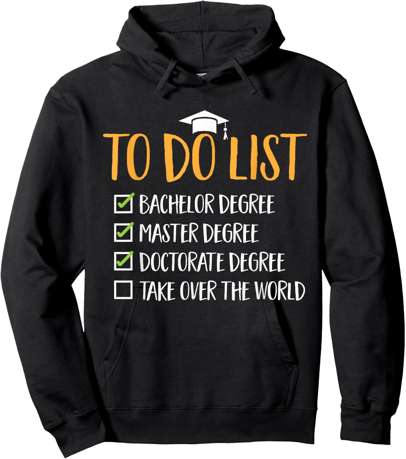 PhD Graduate Ph.D Hoodie - Hoodie | Black