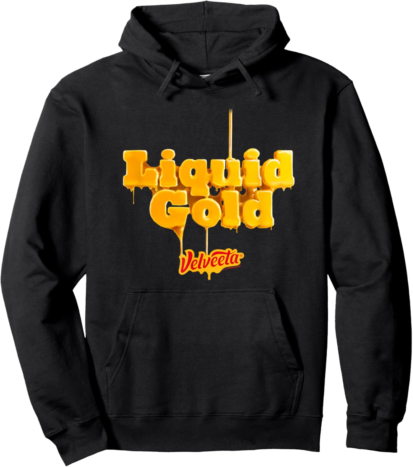 Velveeta Melted Chesee Liquid Gold Iconic Logo Hoodie - Hoodie | Black