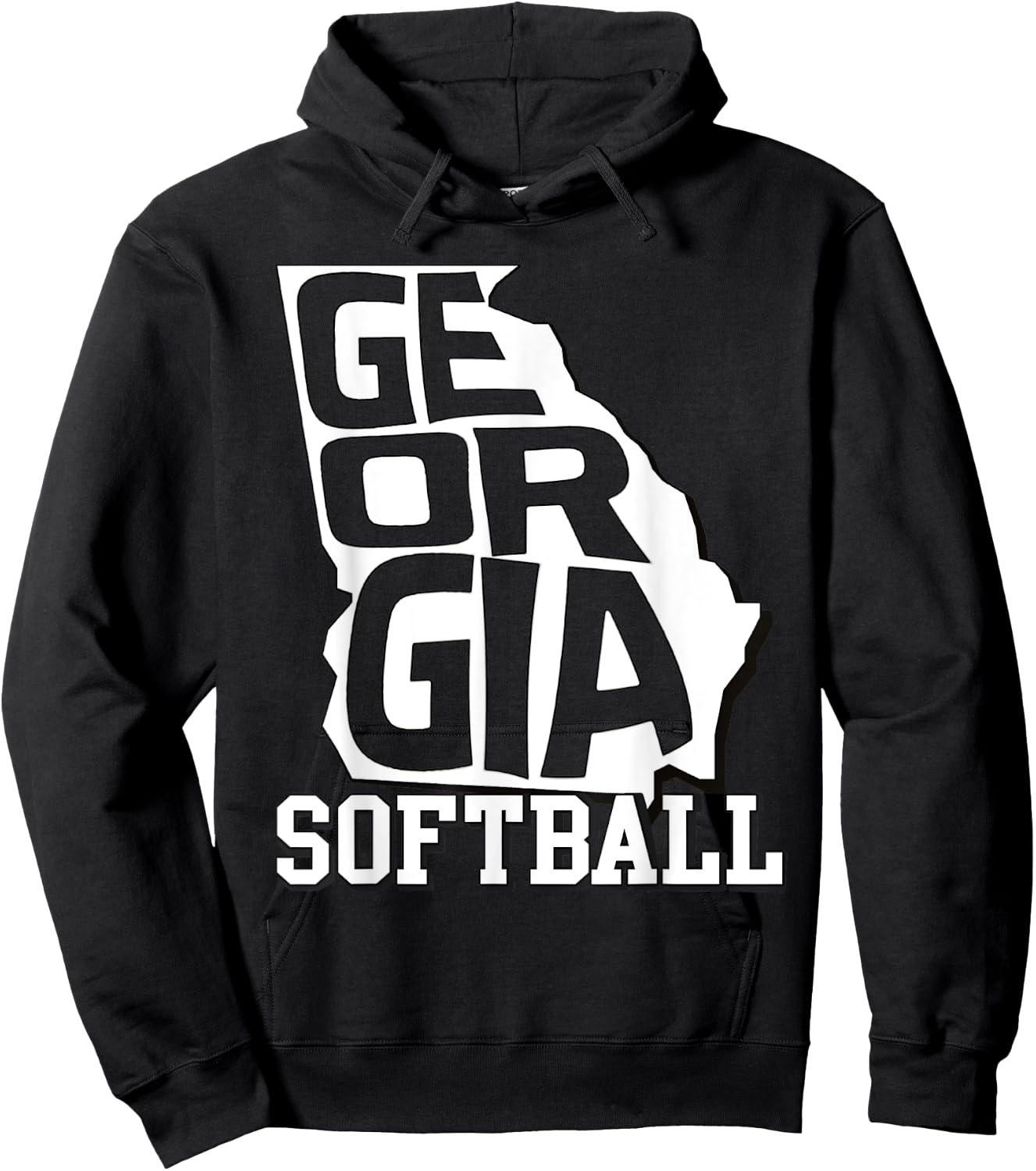 Georgia Softball Hoodie - Hoodie | Black