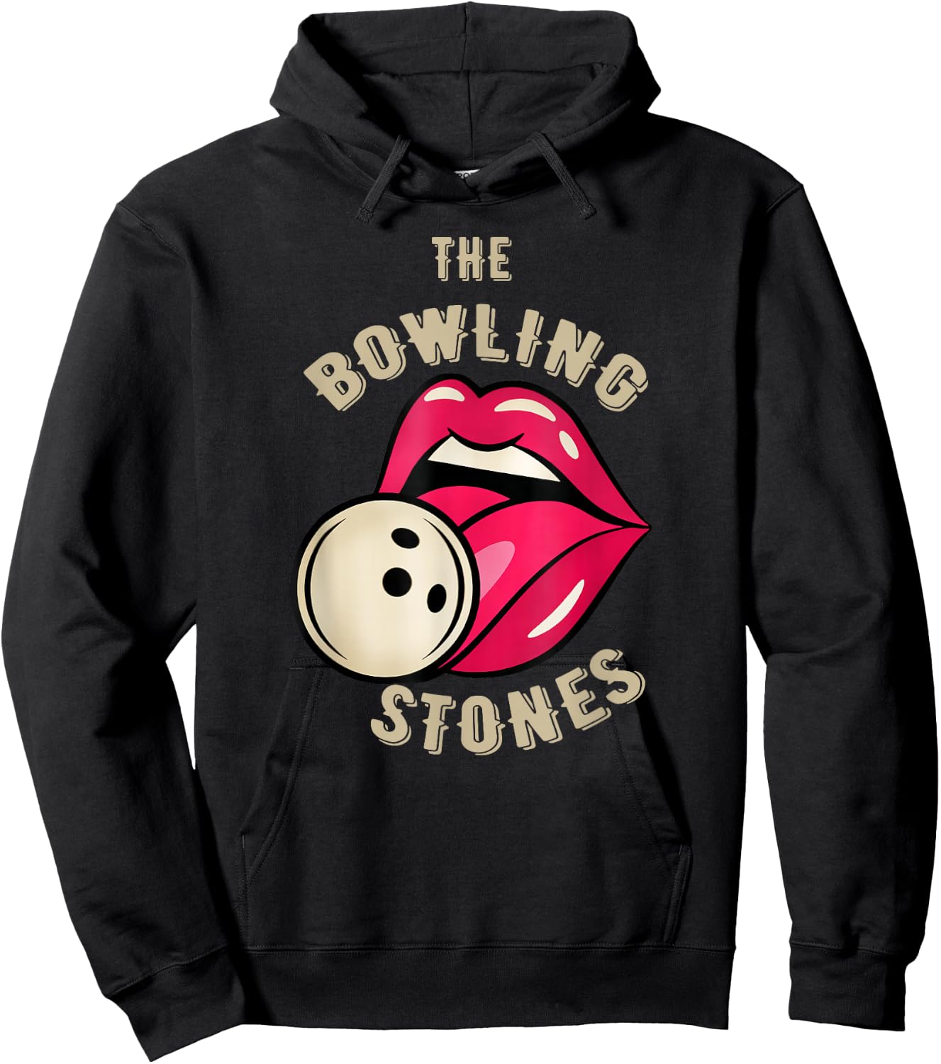 The bowling stone bowling Hoodie - Hoodie | Black