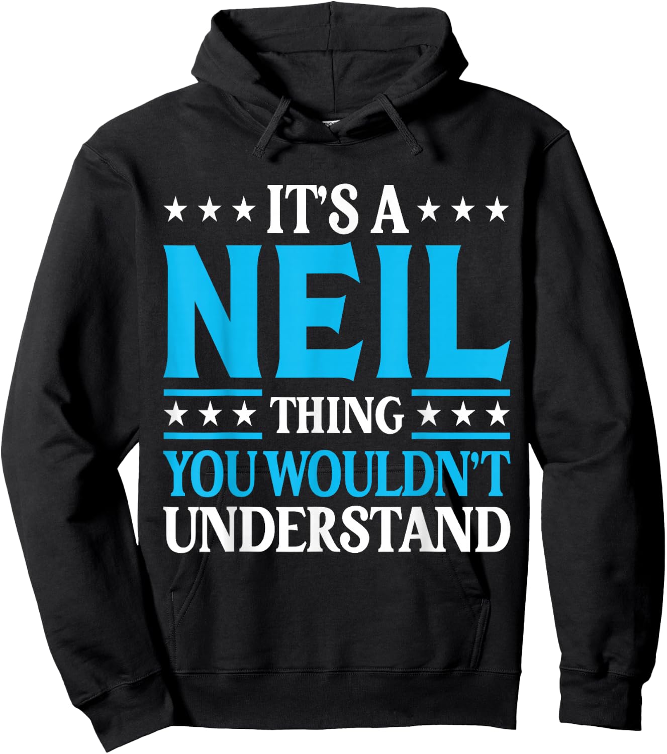 It's A Neil Thing Personal Name Funny Neil Hoodie - Hoodie | Black