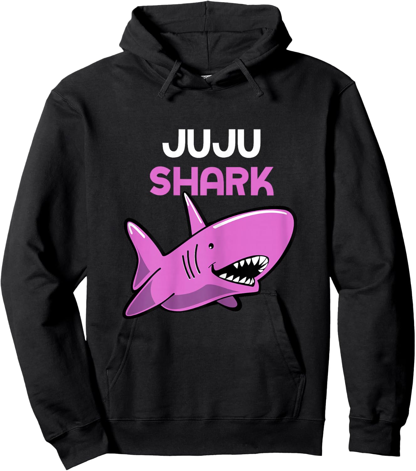Juju Shark Cool Funny Family Hoodie - Hoodie | Black