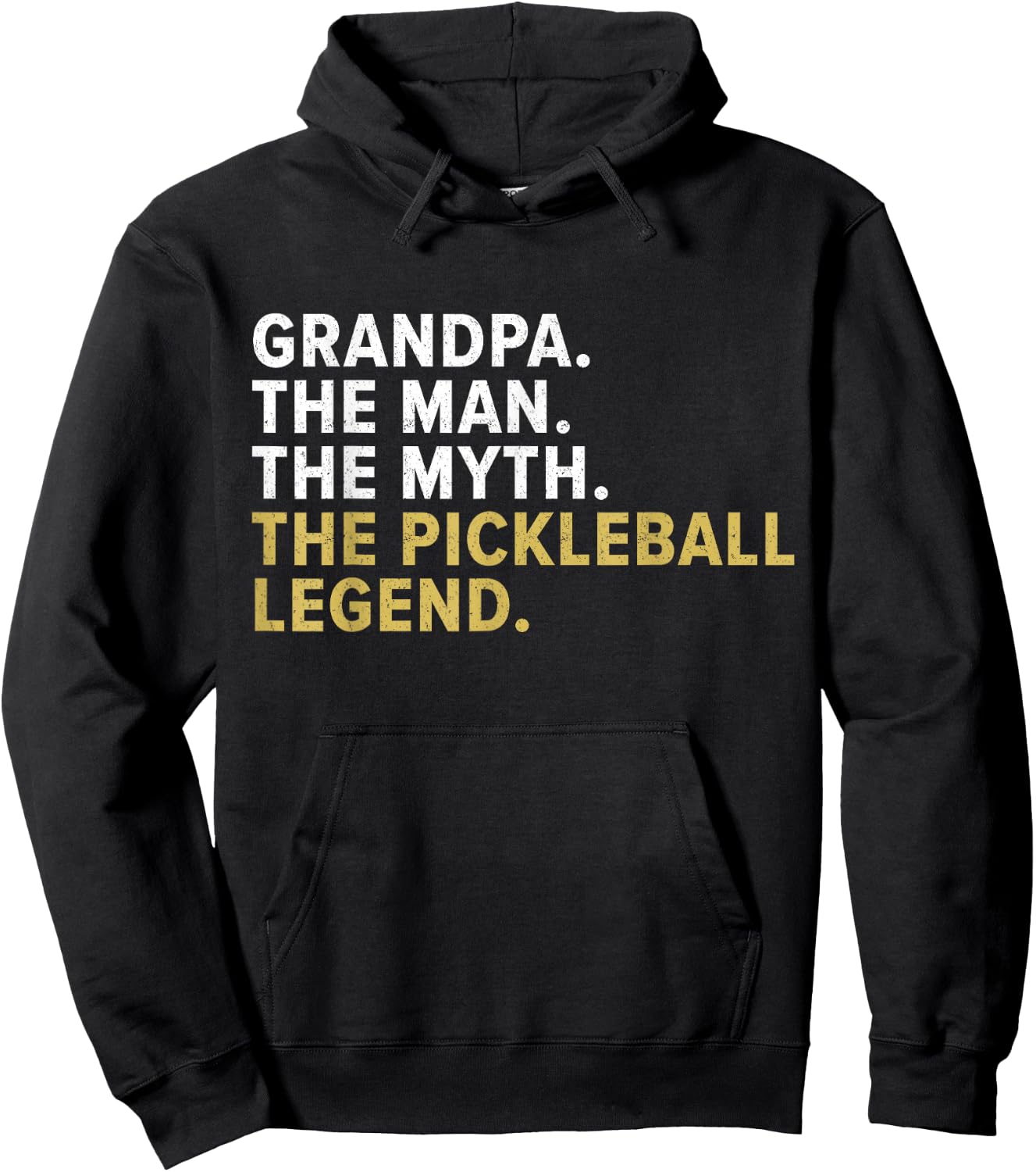 Funny Pickleball Shirts - Retirement Pickle Ball Hoodie - Hoodie | Black