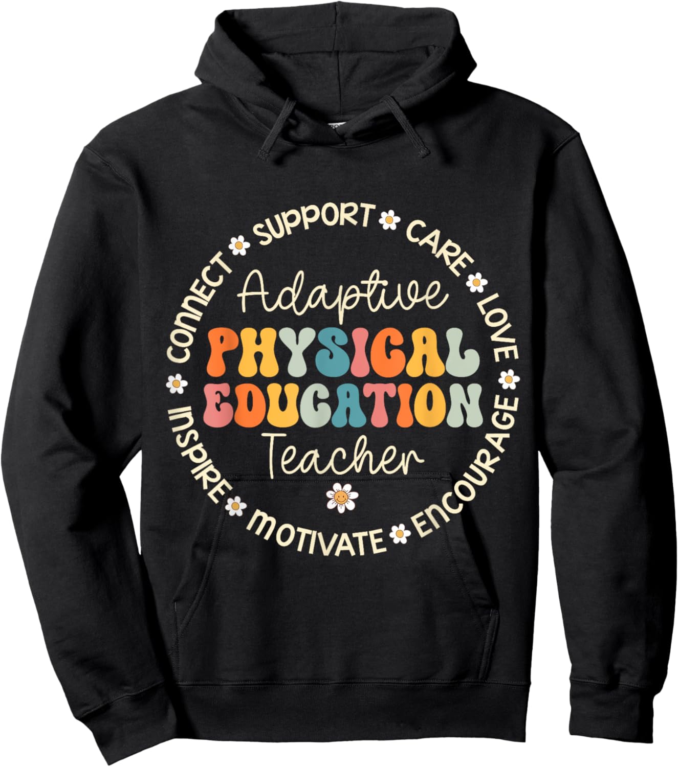 Adaptive Physical Education Teacher Week Back to School Women Girls Kids Hoodie - Hoodie | Black