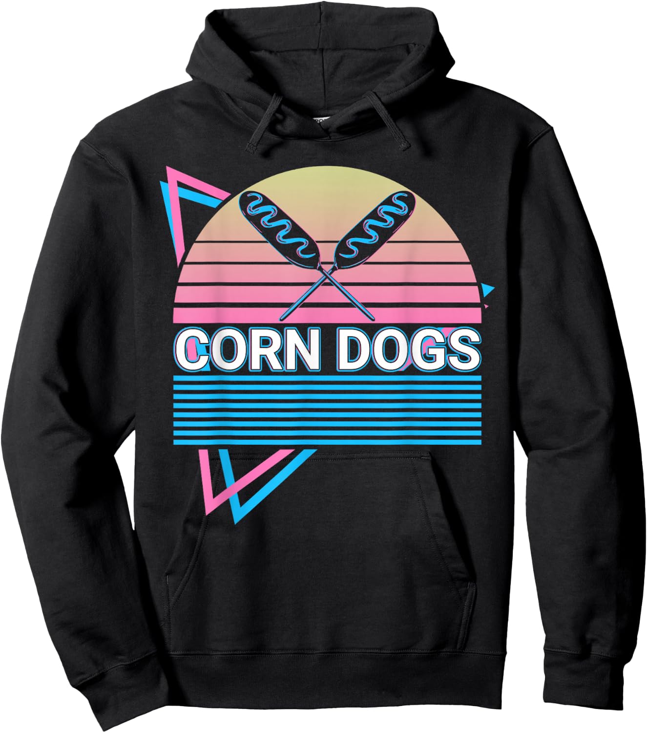 Corn Dogs Hot Dogs Hoodie - Hoodie | Black