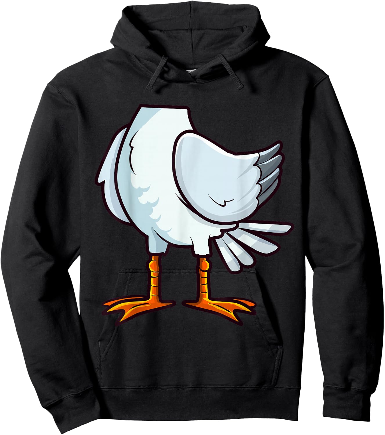 Seagull Funny Halloween Costume Party Cosplay Seabirds Kids Hoodie - Hoodie | Black