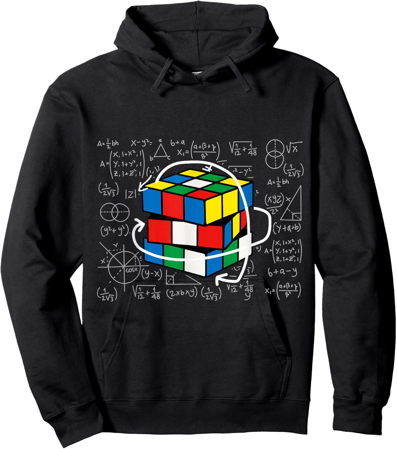 Competitive Puzzle Cube Math Lovers Speed Cubing Hoodie - Hoodie | Black