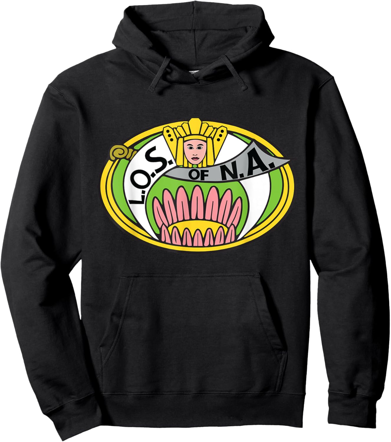 Ladies Oriental Shriner of North America Noble Shrine Fez Hoodie - Hoodie | Black
