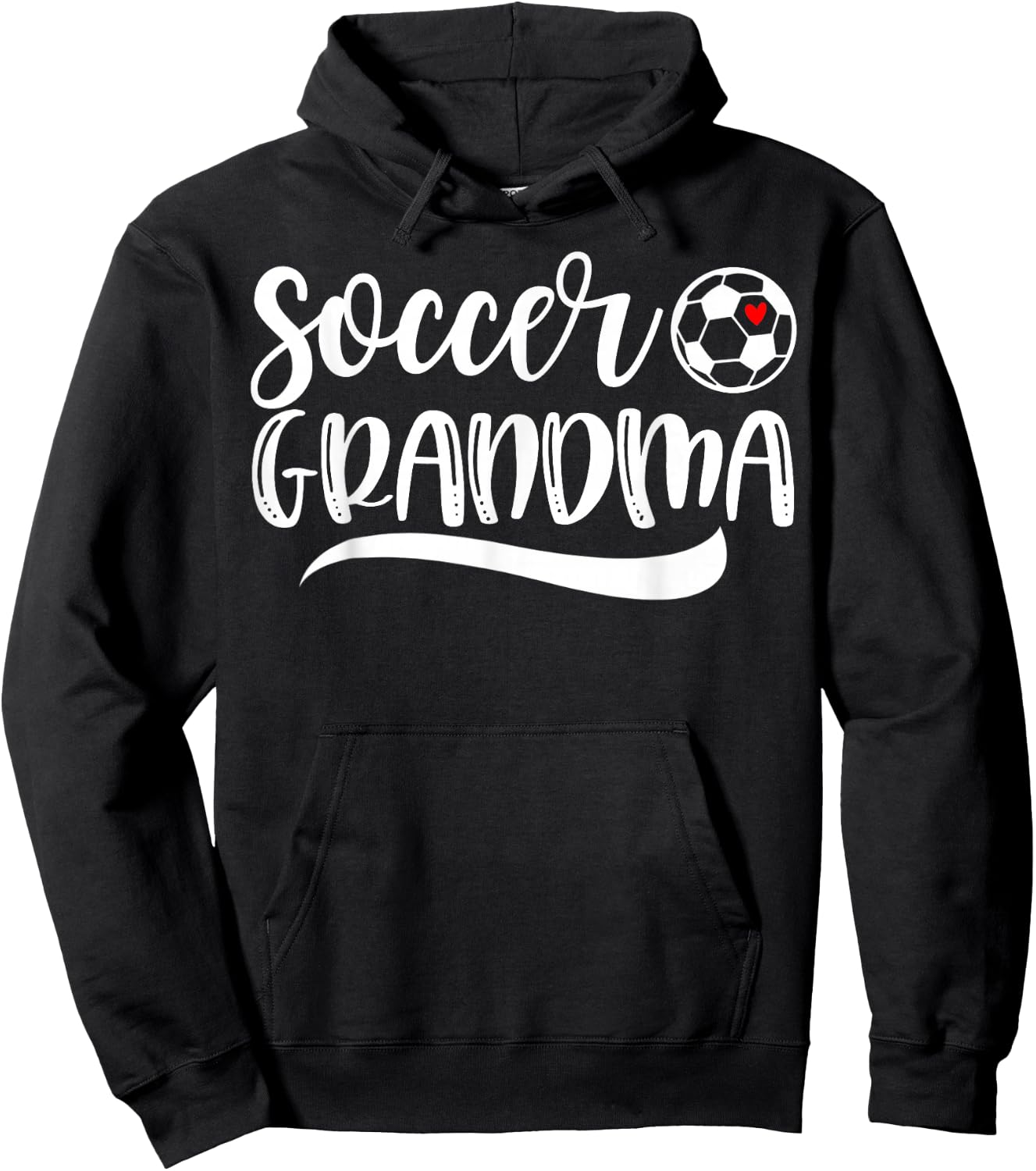 Funny Soccer Grandma Soccer Lover Mother's Day Hoodie - Hoodie | Black