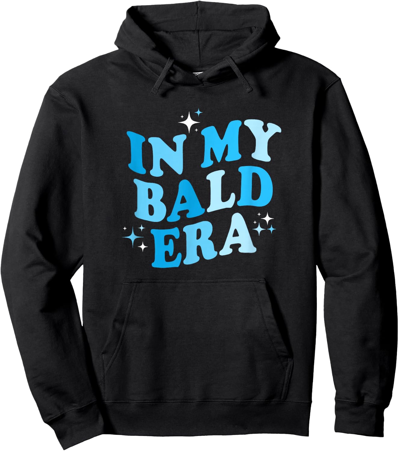 In my bald era - Funny balding Hoodie - Hoodie | Black