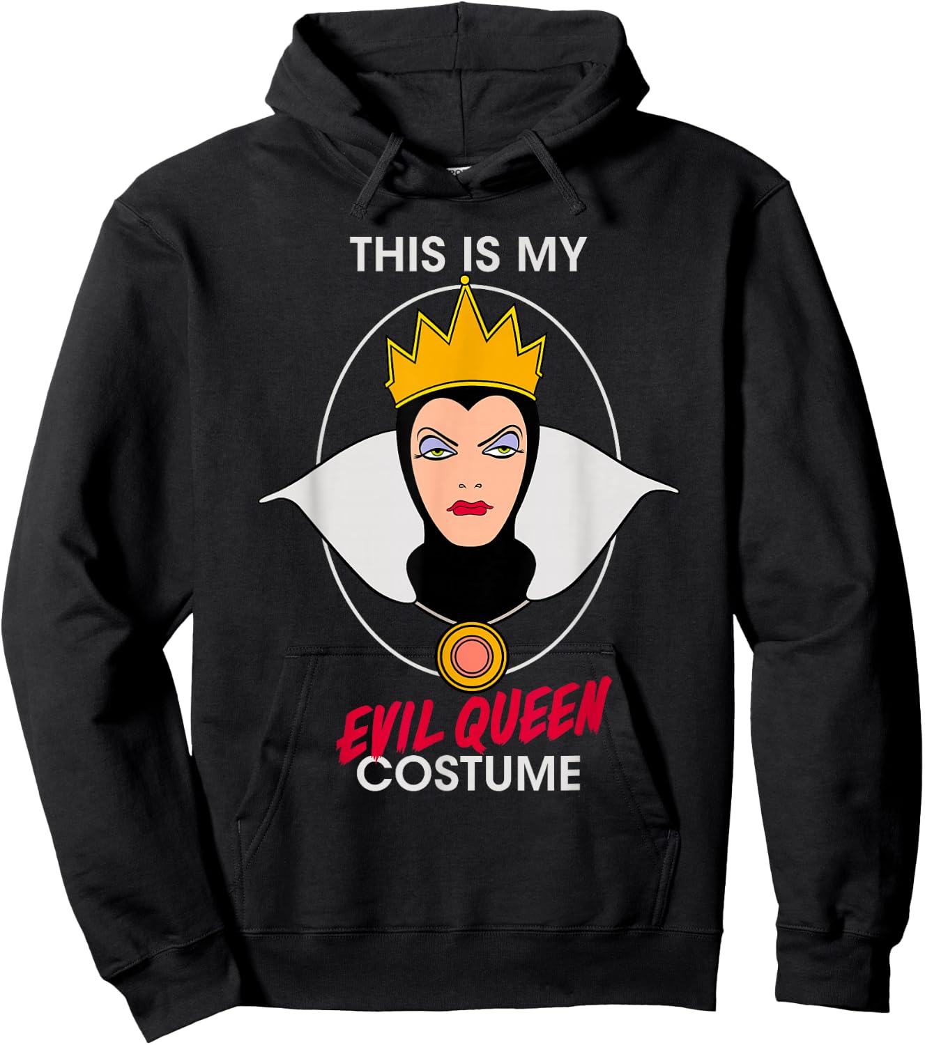 Disney Villains This is My Evil Queen Halloween Costume Hoodie - Hoodie | Black