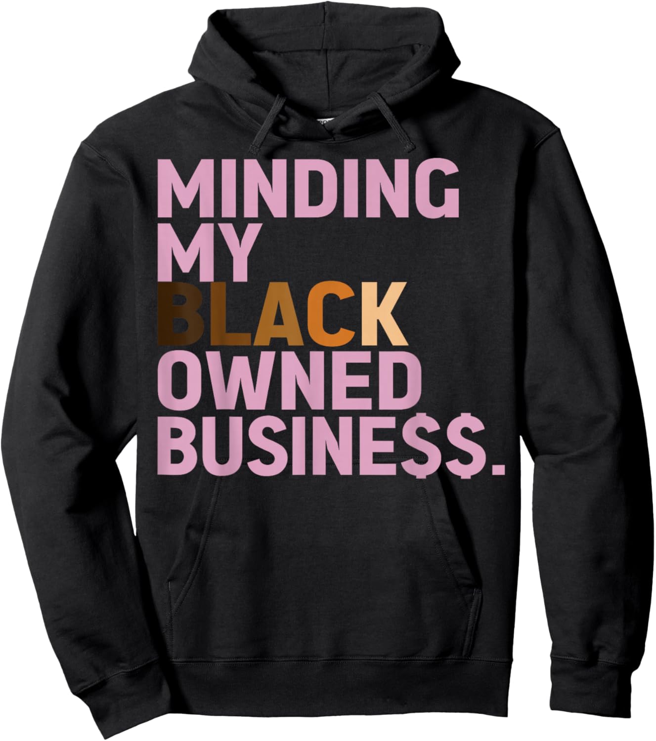 Minding My Owned Black Business Hoodie - Hoodie | Black