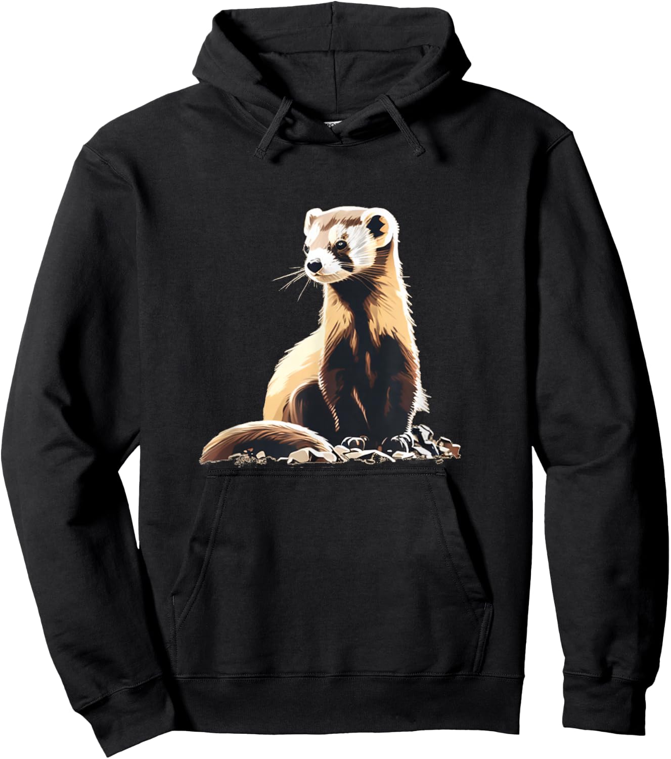 Cool black-footed Ferret Hoodie - Hoodie | Black