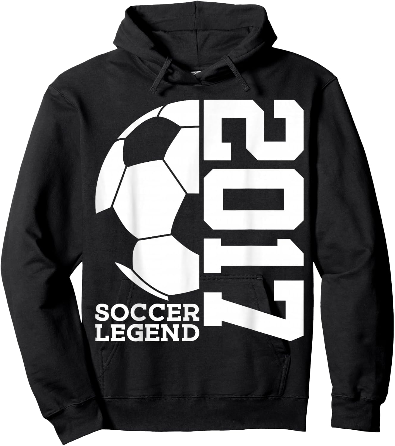 9th Birthday Soccer Legend 2017 Hoodie - Hoodie | Black