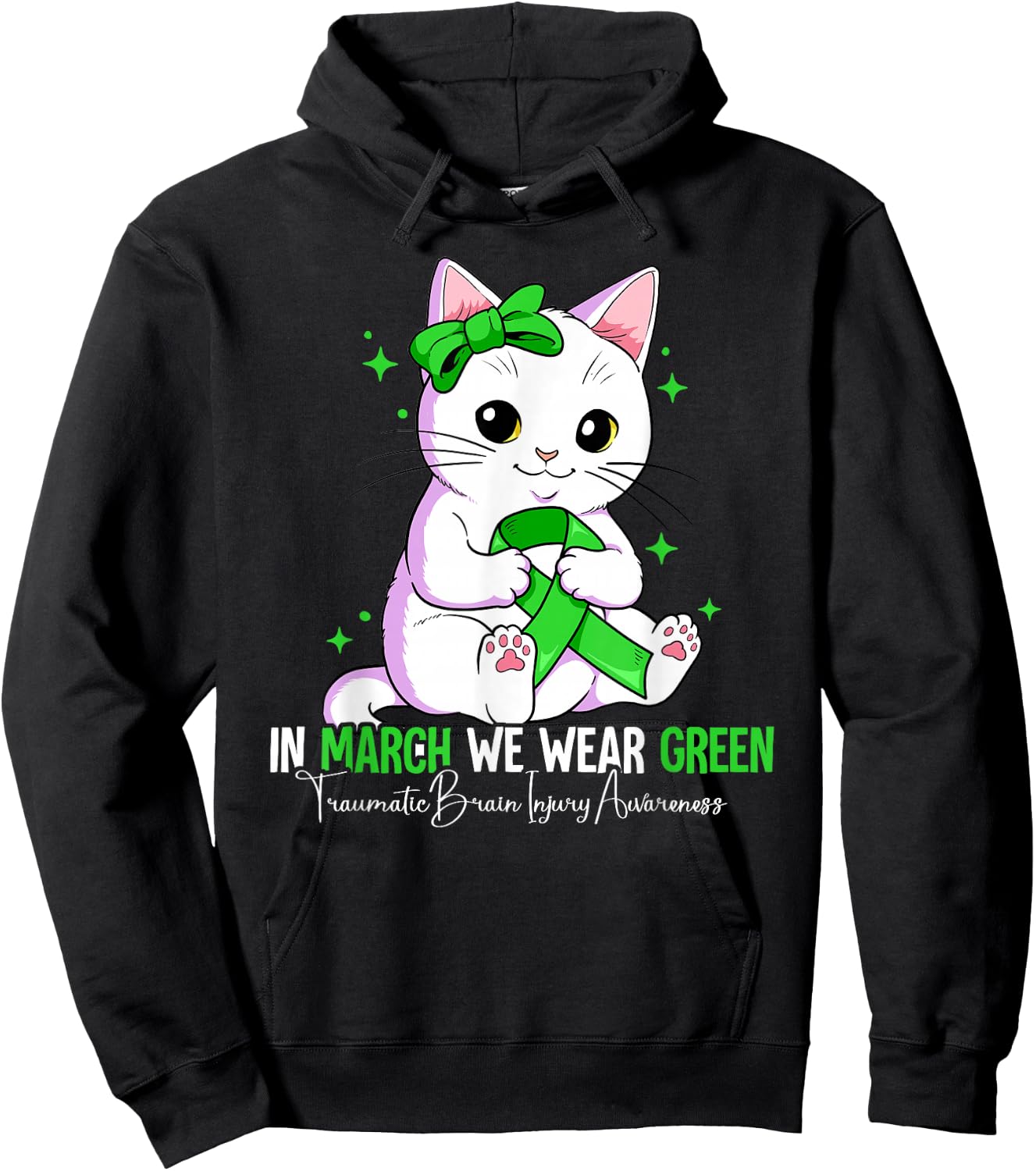 Traumatic Brain Injury Awareness Hoodie - Hoodie | Black