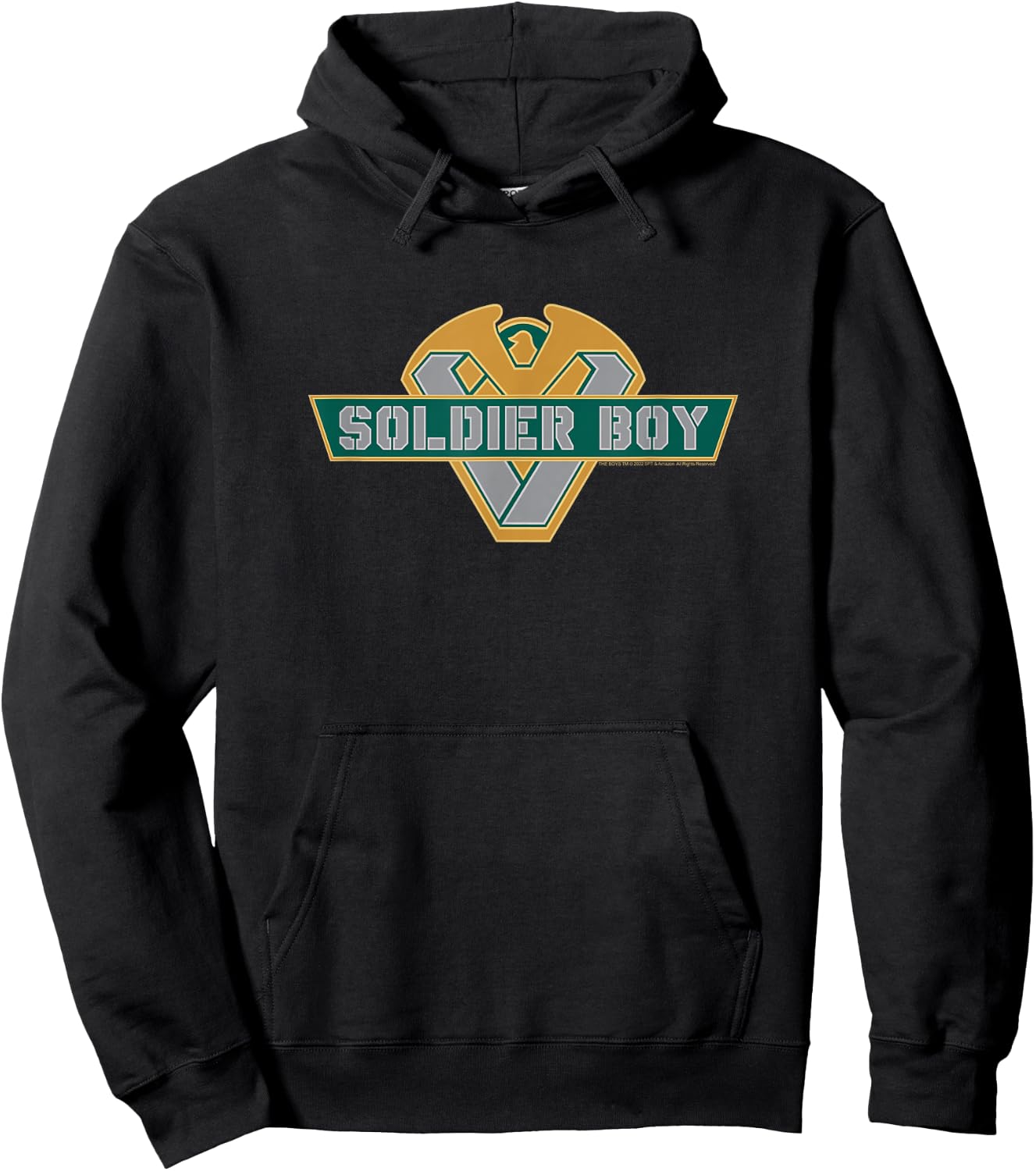 The Boys Soldier Boy Crest Hoodie - Hoodie | Black