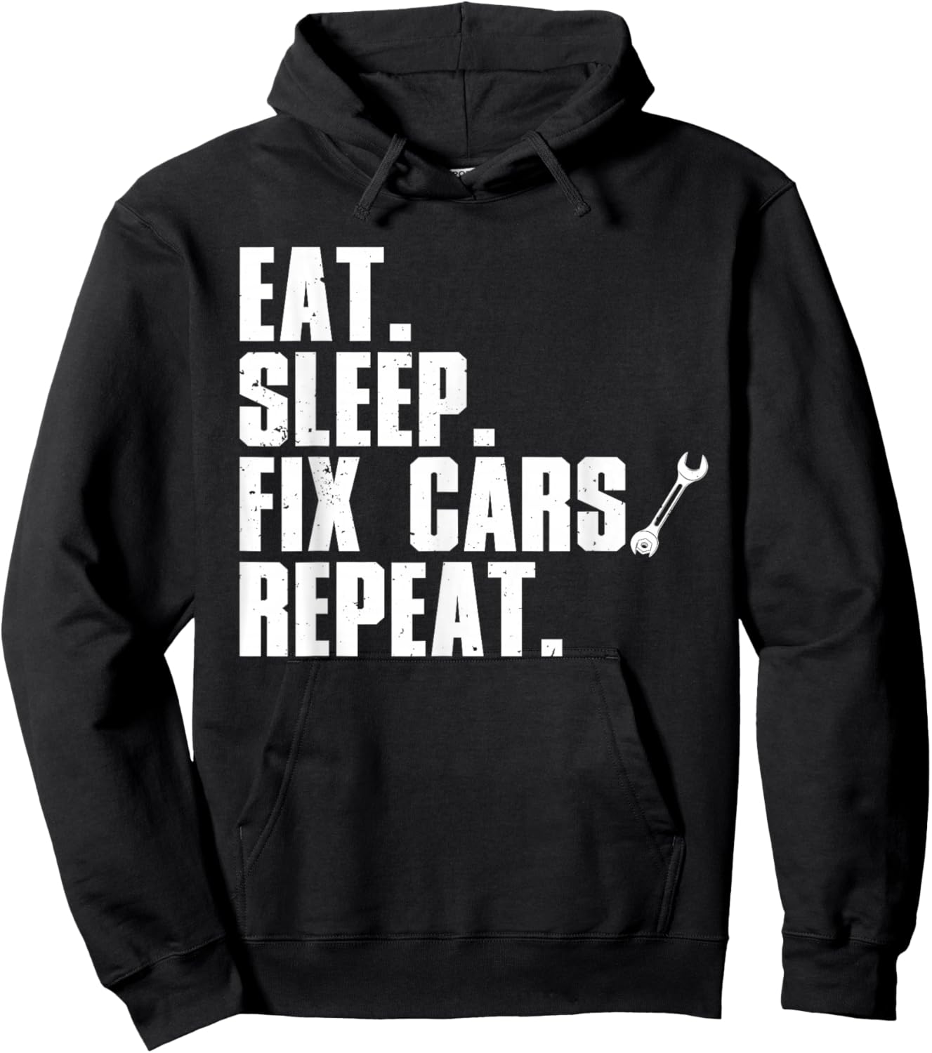 Funny Mechanic Dad Auto Garage Automobile Car Lover Hoodie - Hoodie | Black