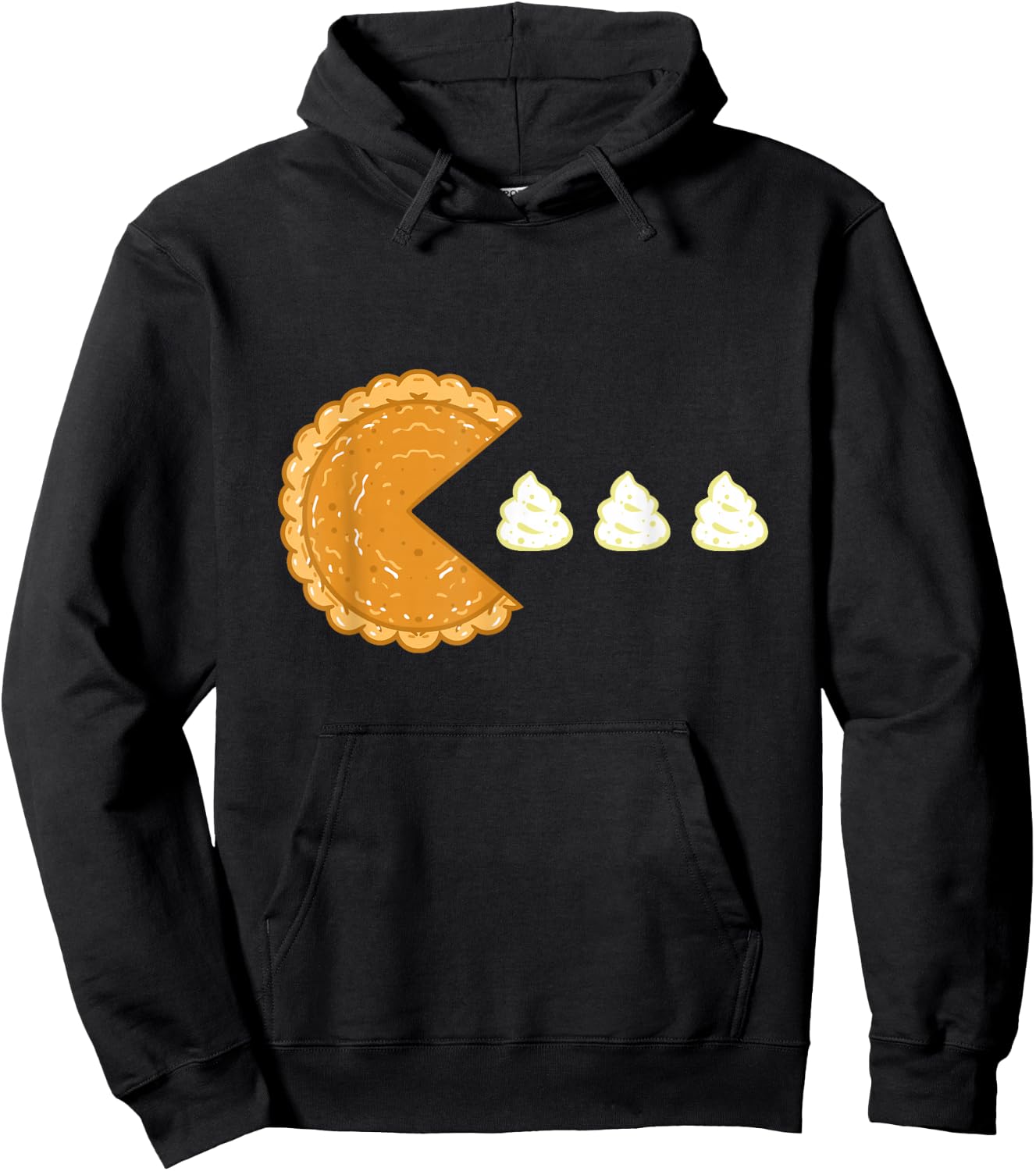 Pumpkin Pie Gamer Thanksgiving Gaming Men Women Kids Boys Hoodie - Hoodie | Black