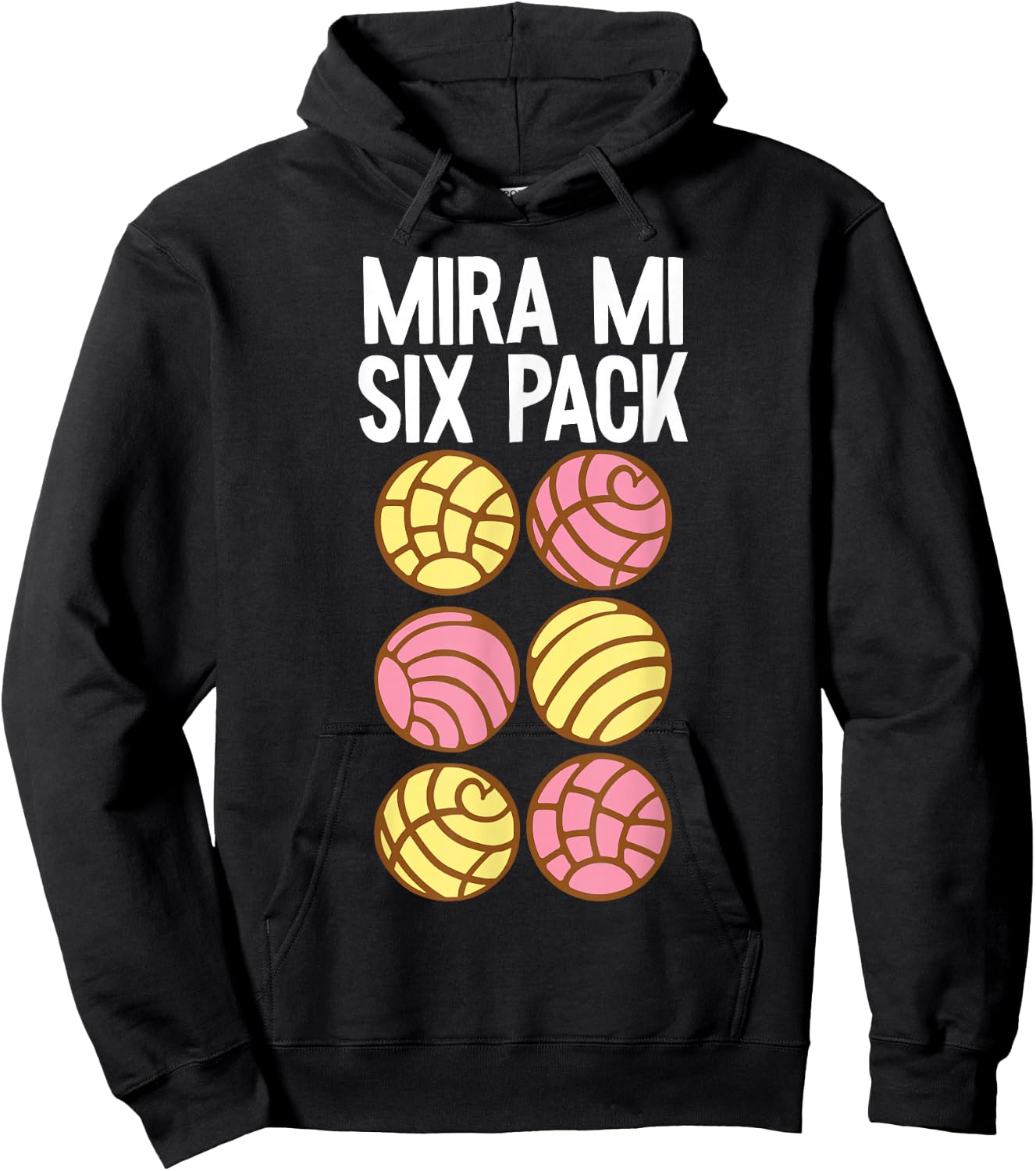Conchas Pan Dulce Latina Mexican Mujer Concha Pastry Hoodie - Hoodie | Black