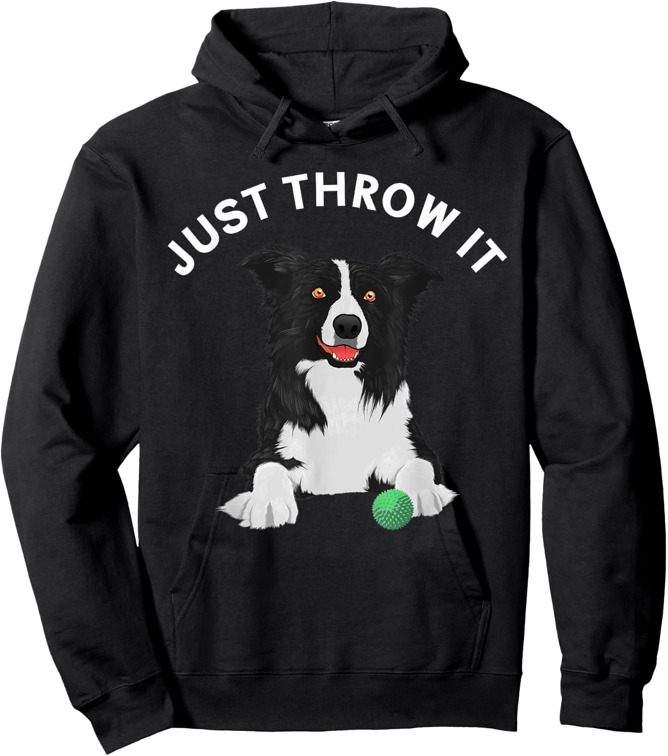 Funny Border Collie Women Kids Border Collie Lovers Hoodie - Hoodie | Black