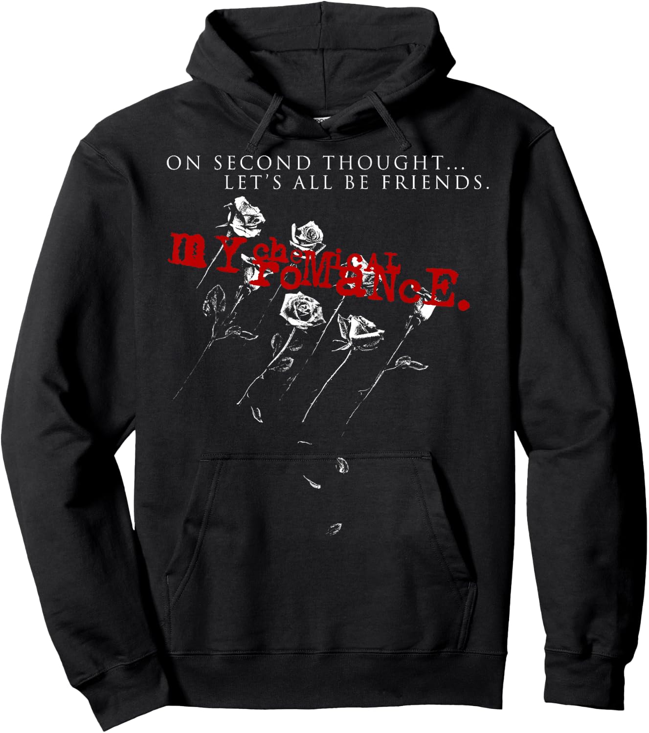 My Chemical Romance Let's All Be Friends Hoodie - Hoodie | Black