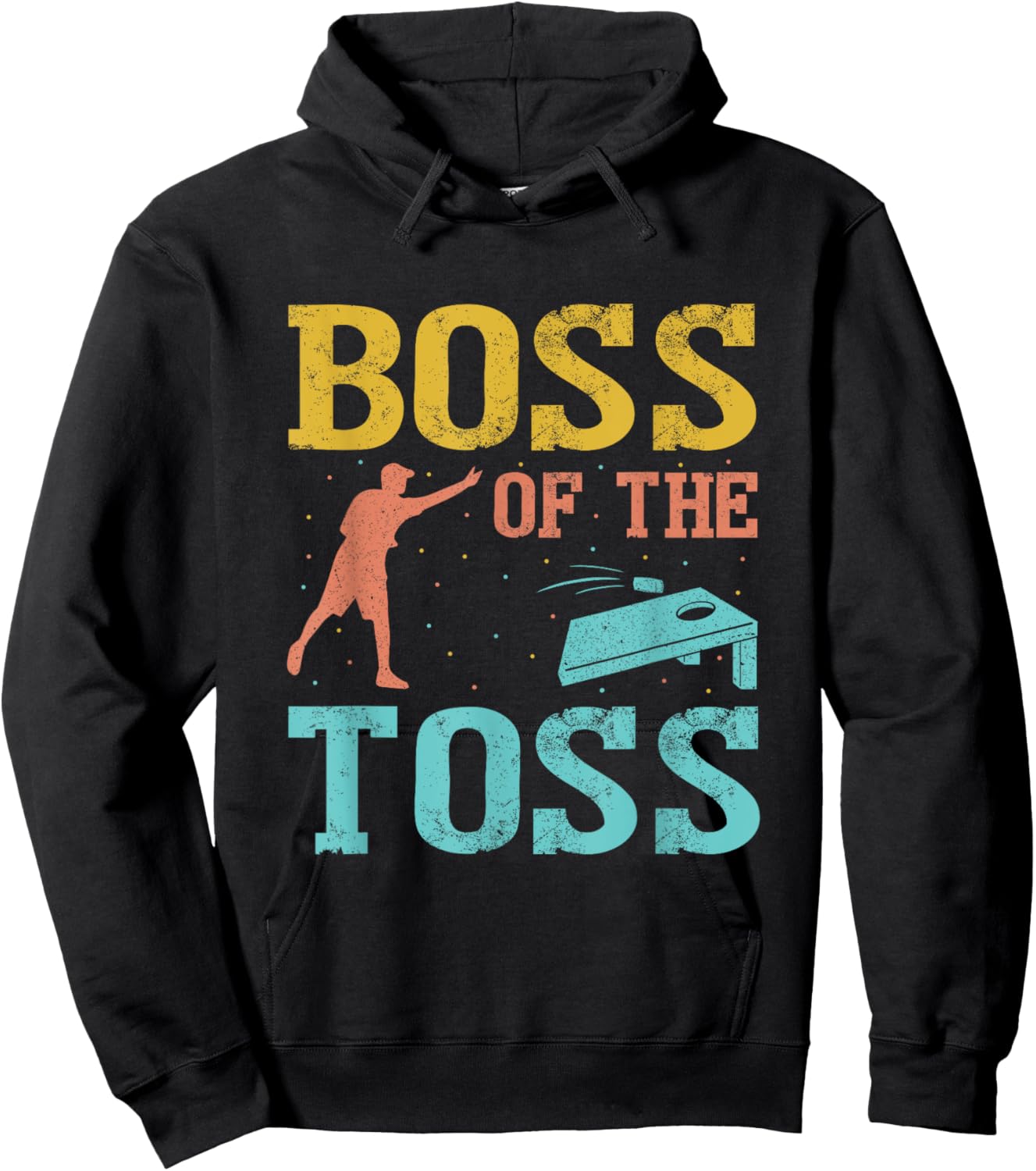Cool Cornhole Women Cornhole Champion Cornhole Lover Hoodie - Hoodie | Black