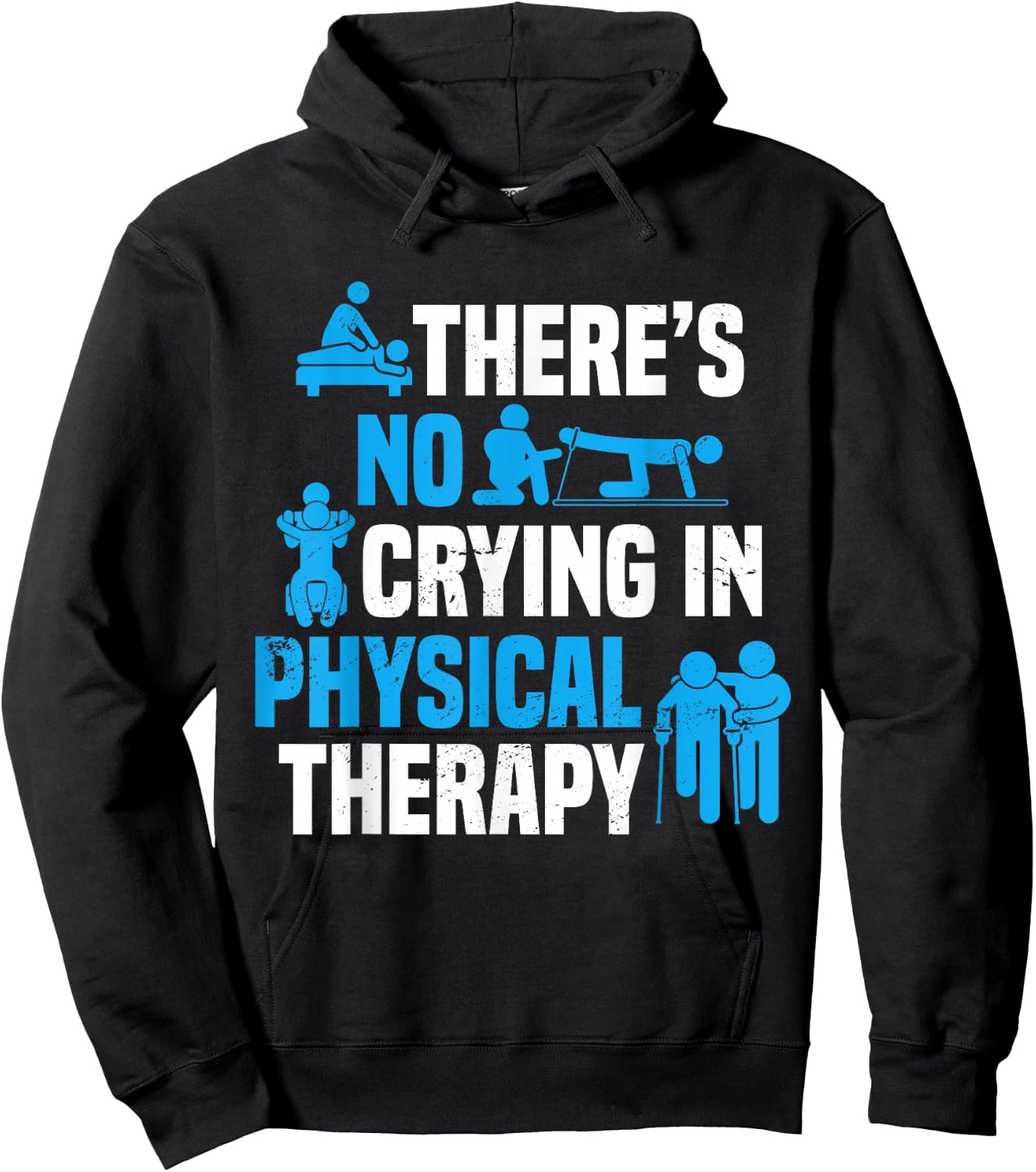 Funny Physiotherapy PT Physical Therapy Physical Therapist Hoodie - Hoodie | Black