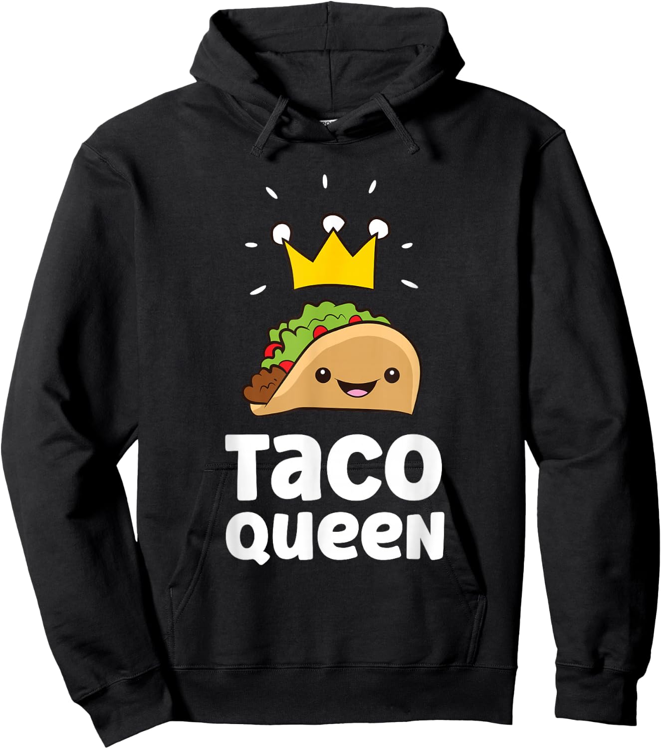 Taco Queen Love Tacos Hoodie - Hoodie | Black