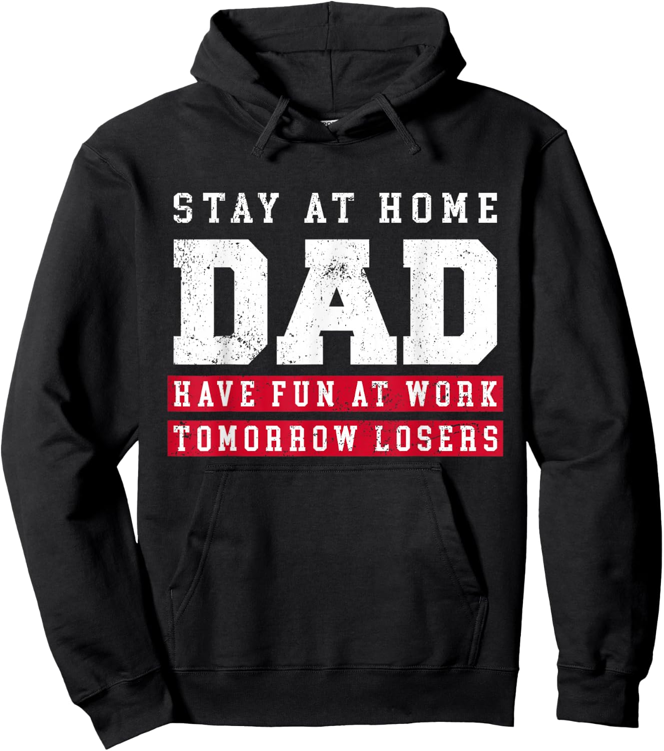 Stay At Home Dad Father's Day Stay At Home Husband Hoodie - Hoodie | Black