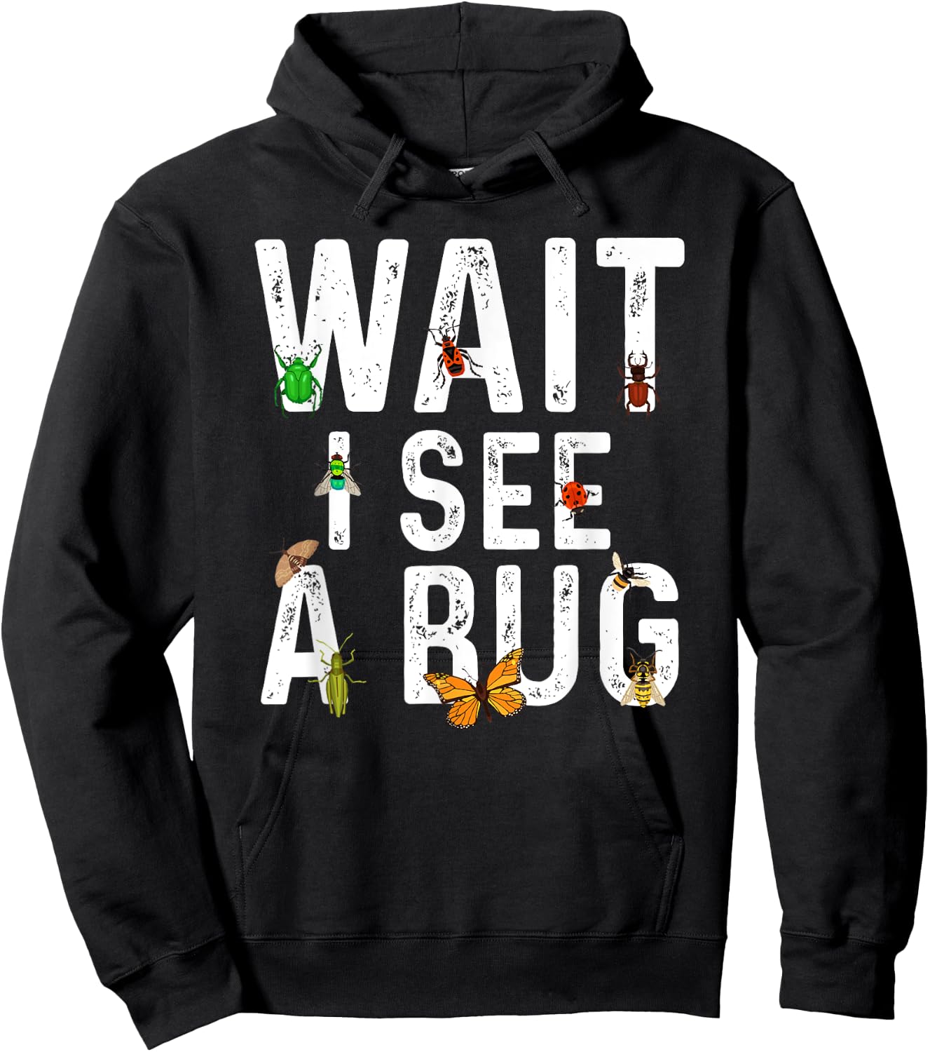 Cool Entomology Women Kids Lady Bug Lover Insect Hoodie - Hoodie | Black