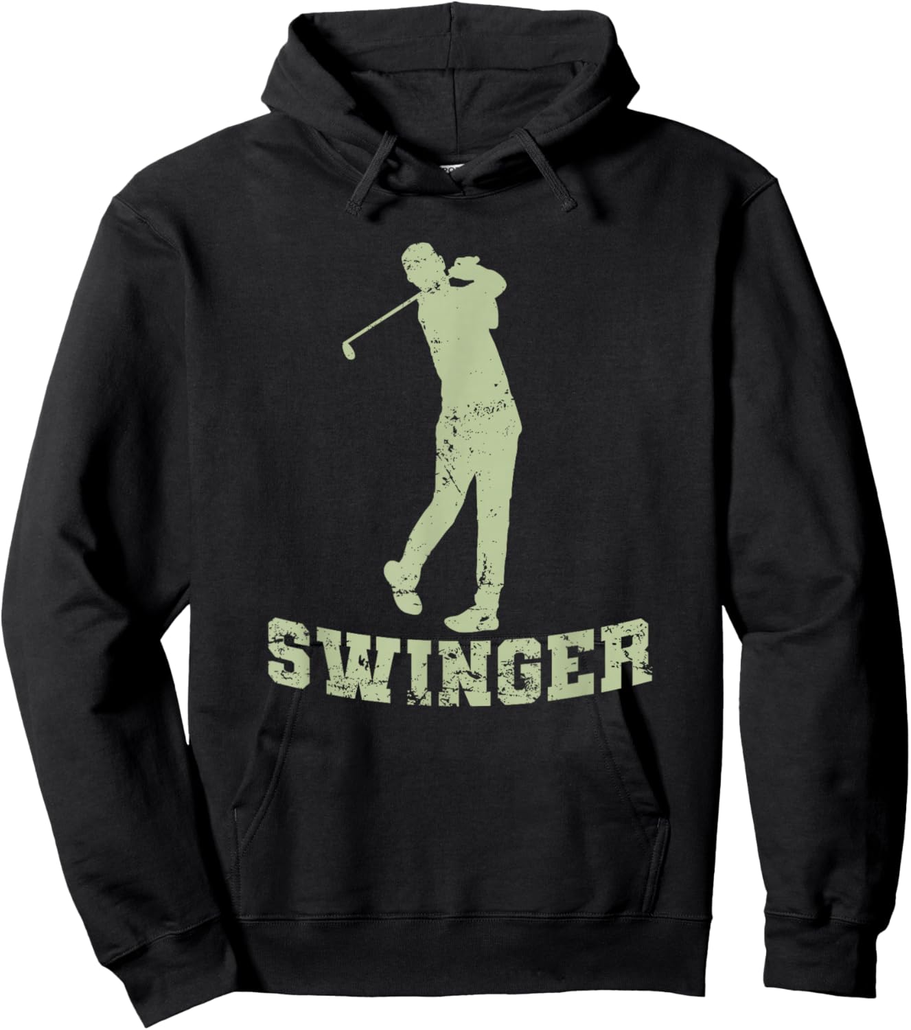 Golf Swinger Trendsport Golf Clubs Hoodie - Hoodie | Black