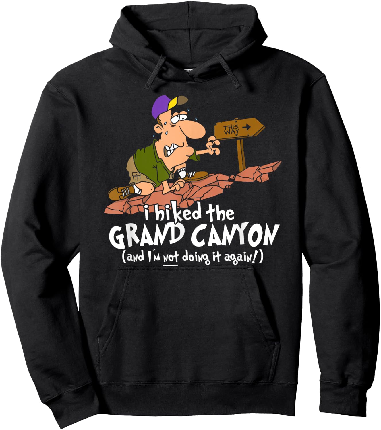 I Hiked the Grand Canyon Hoodie - Hoodie | Black