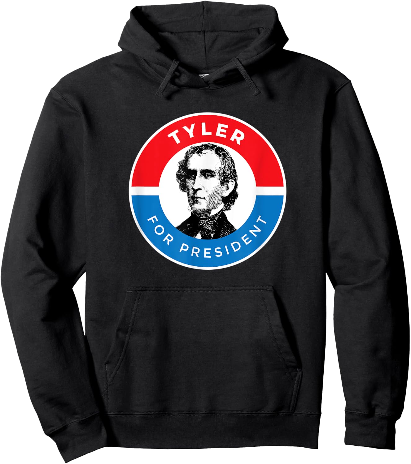 President John Tyler Hoodie - Hoodie | Black