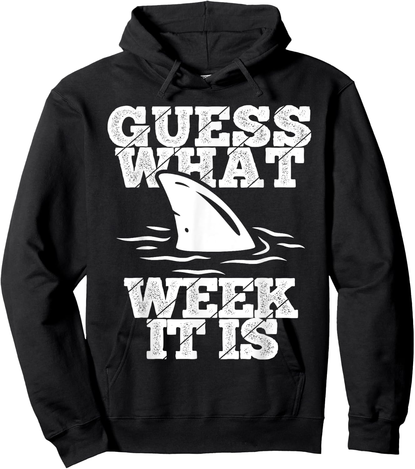 Guess What Week It Is Vacation Shark Environmentalists Hoodie - Hoodie | Black