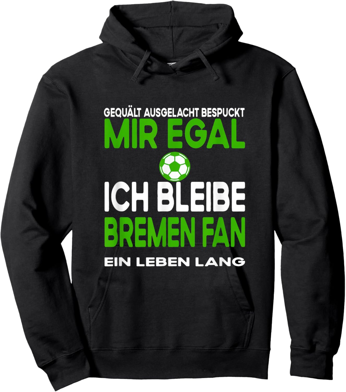 Football Fan from Bremen Sport Hobby Club Leisure Hoodie - Hoodie | Black