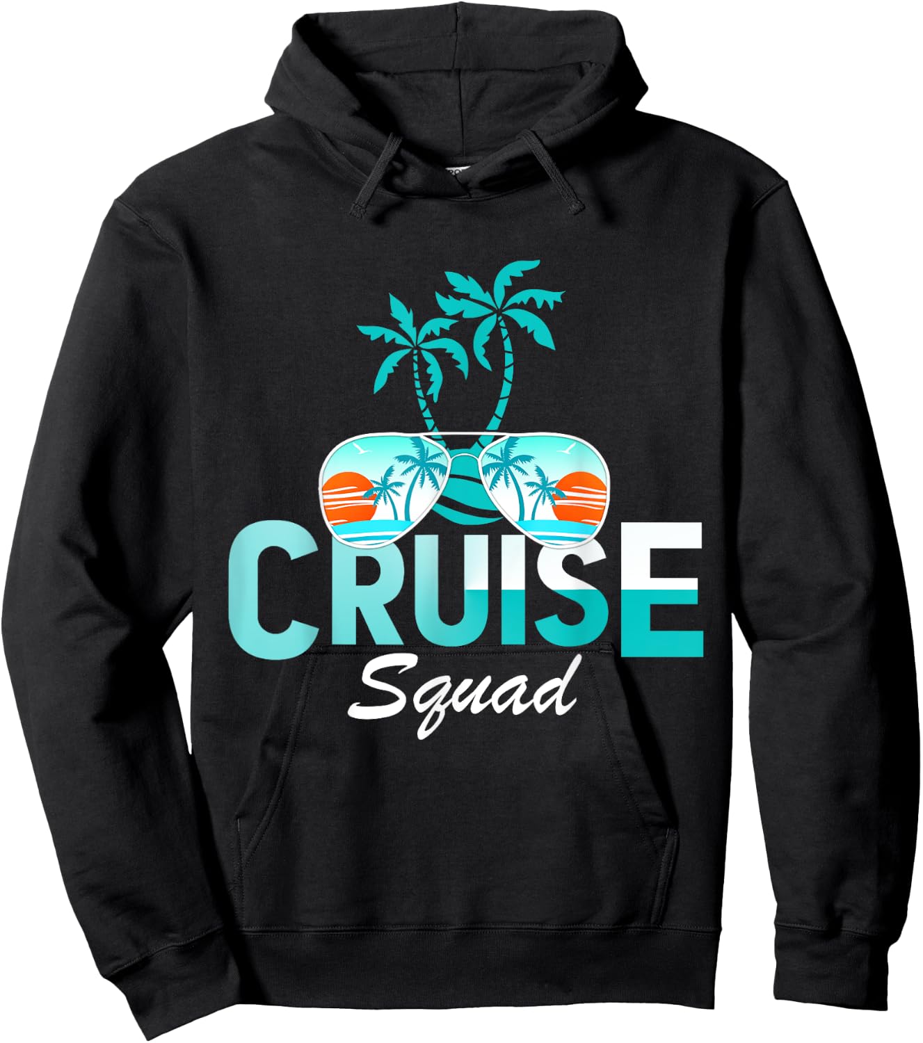 Cruise Squad Family Matching Cruise Trip Vacation Designs Hoodie - Hoodie | Black