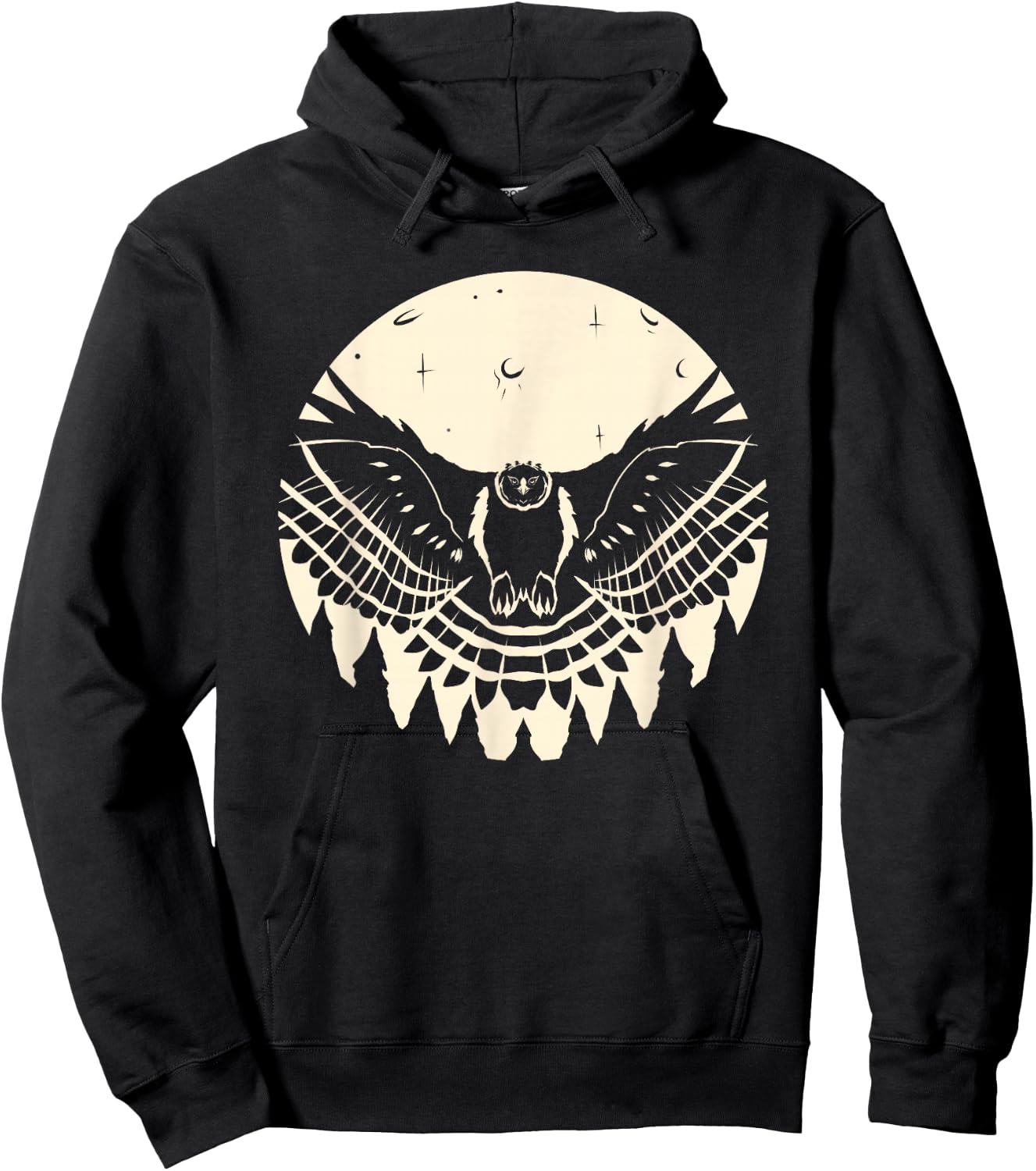Harpy Eagle By The Moon Raptor Bird Birds Harpy Eagle Hoodie - Hoodie | Black