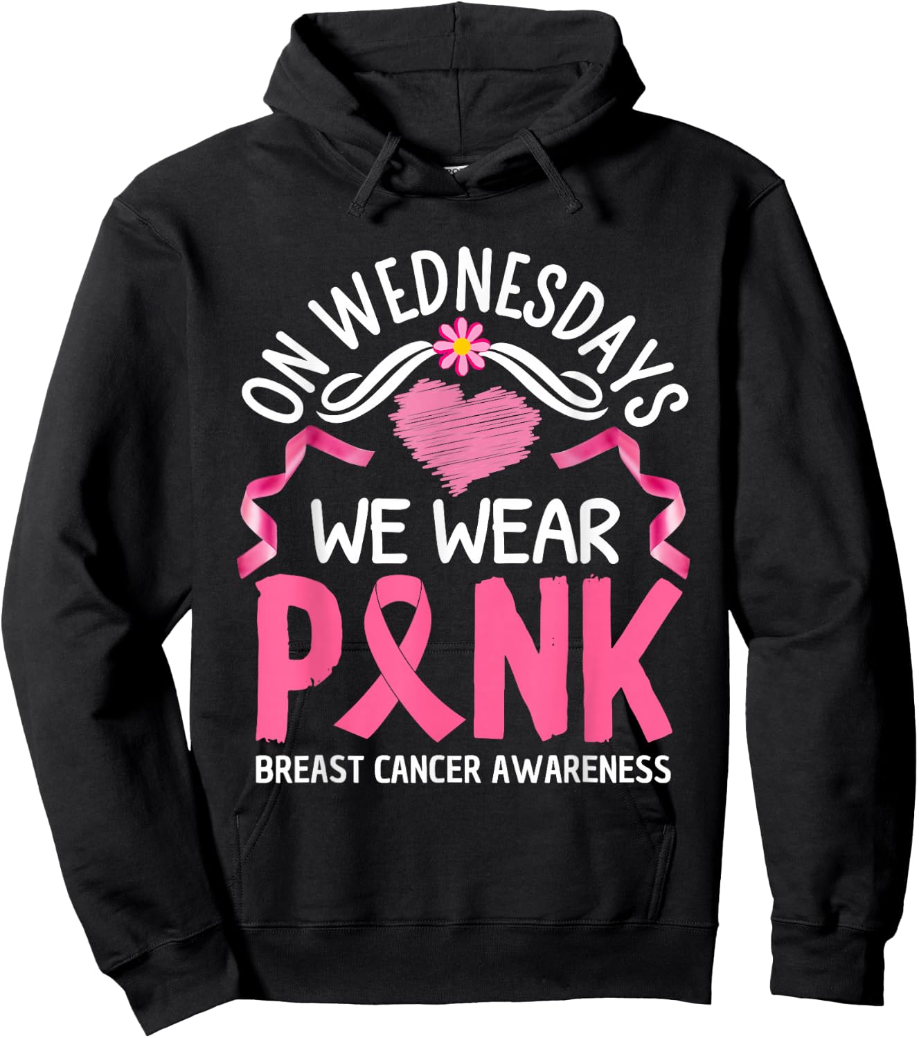 On Wednesday We Wear Pink Hoodie - Hoodie | Black