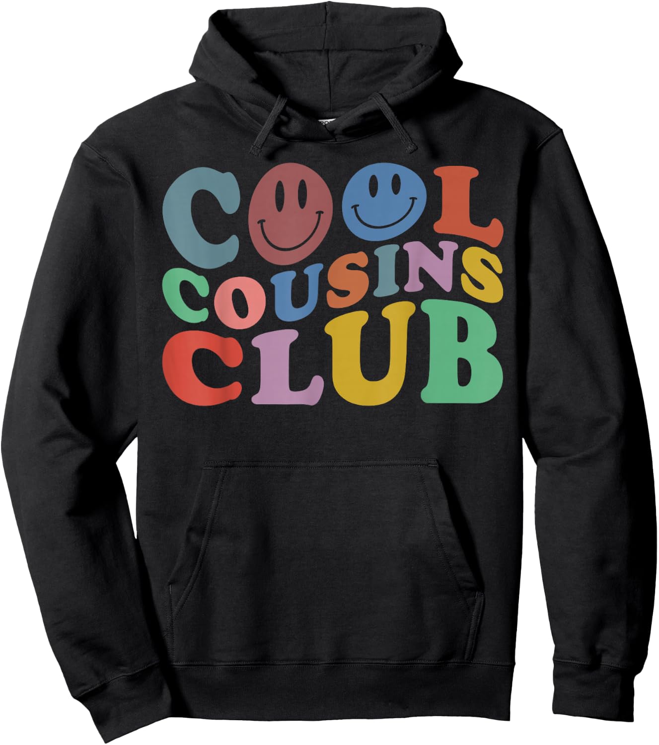 Cool Cousins Club, Funny Cousin Crew Kids Boys Girls Hoodie - Hoodie | Black