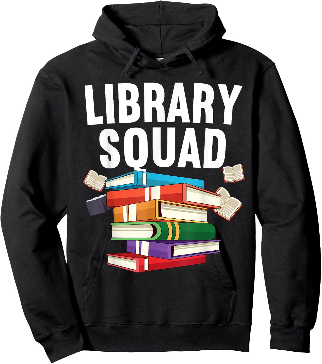 Funny Library Women School Librarian Fiction Lover Hoodie - Hoodie | Black