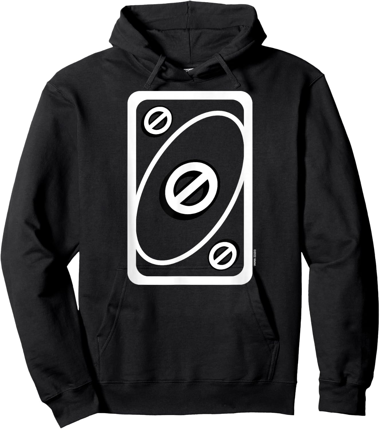 UNO - Red Skip Card Hoodie - Hoodie | Black