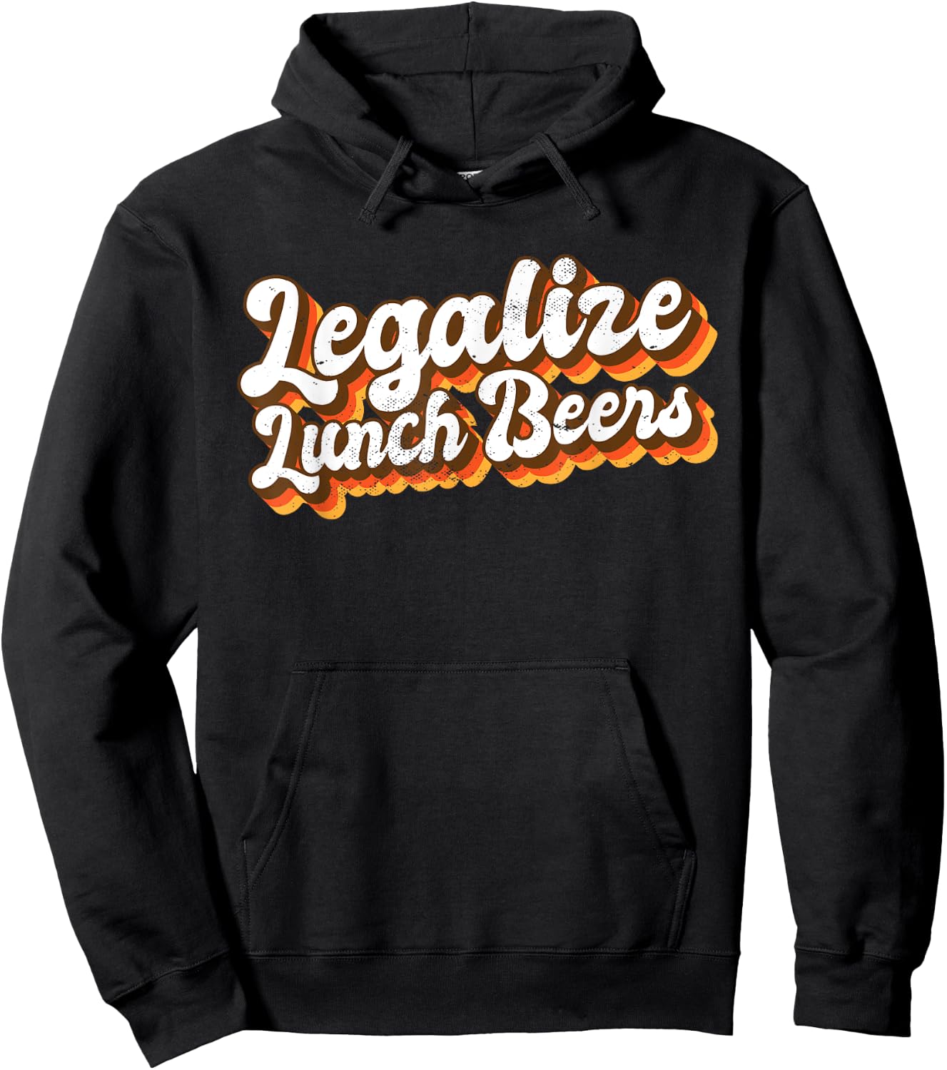 Beer O'clock Legalize Lunch Beers Funny Day Drinking Quote Hoodie - Hoodie | Black