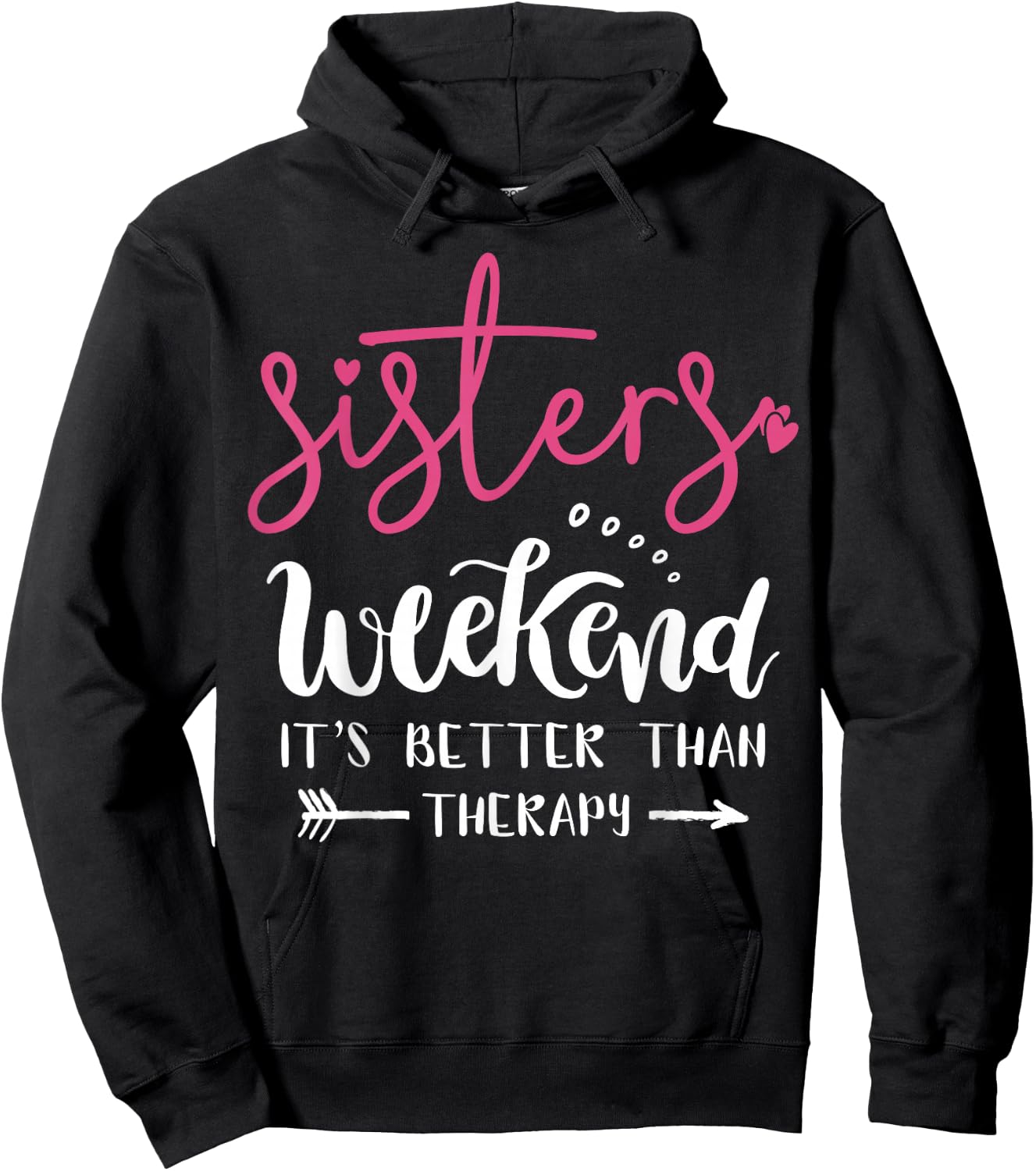 Sisters Weekend 2024 Girls Trip 2024 Weekend Summer Vacation Hoodie - Hoodie | Black
