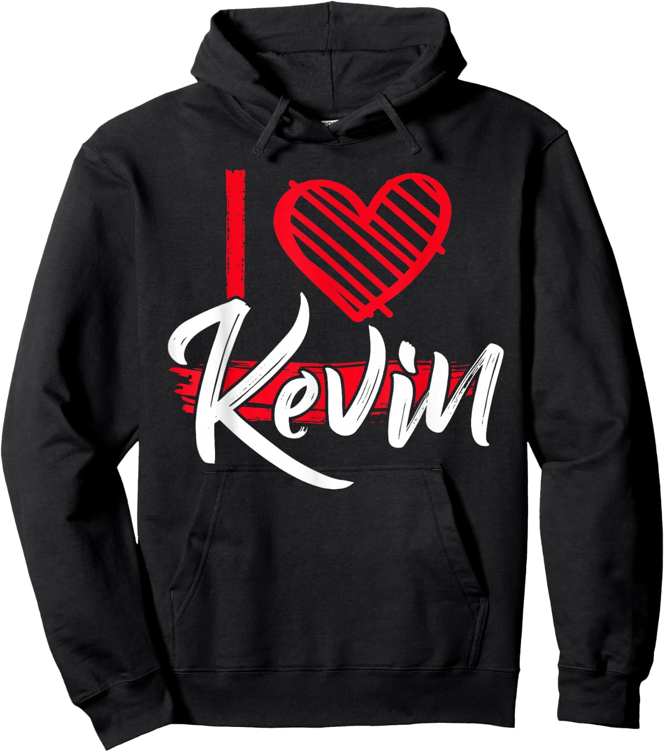 I Love KEVIN Shirt Name Kevin T Shirt I Heart Kevin Hoodie - Hoodie | Black